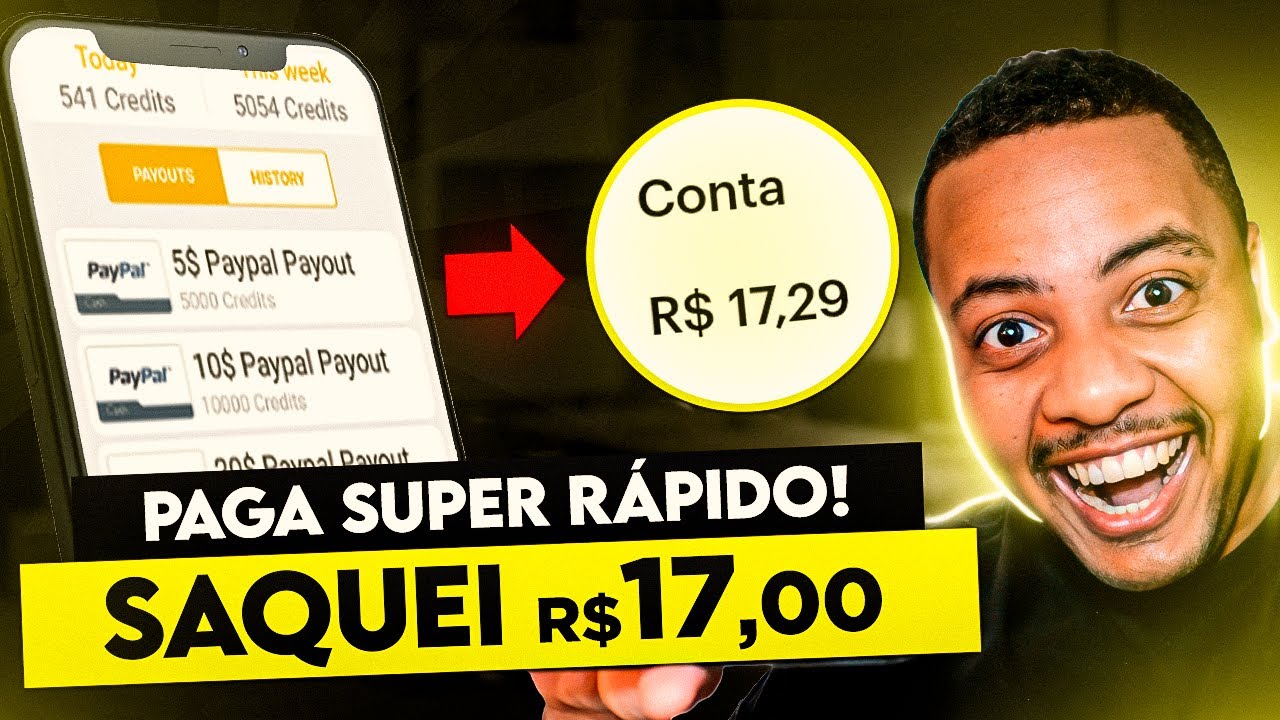 [SUPER RÁPIDO] Aplicativo Pagando R$17,00 COM VELOCIDADE | USANDO POUCO - SACA MUITO