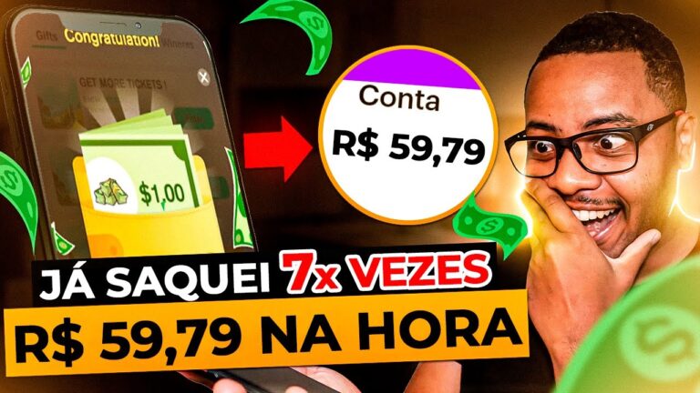 [RECEBA EM 1 SEGUNDO] Aplicativo Pagando $59,79 A CADA JOGADA | O MAIS FÁCIL App de Ganhar Dinheiro