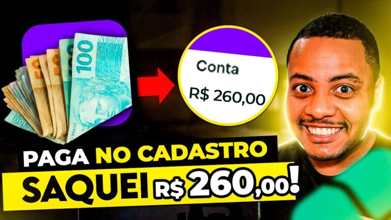 [CADASTROU, SACOU] App Pagou R$260,00 Via Pix | O MAIS FÁCIL APLICATIVO QUE PAGA NO CADASTRO EM 2023