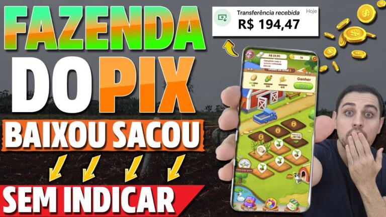 [APP BAIXOU GANHOU] CUIDE da FAZENDA e SAQUE na HORA - APP de JOGO para GANHA DINHEIRO 2023