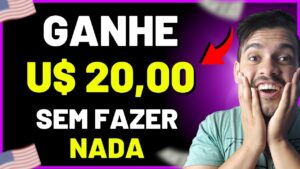 GANHE $20 DÓLARES POR HORA SEM FAZER NADA COM UM SITE AMERICANO - Ganhar dinheiro na internet