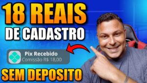 GANHE DINHEIRO NO CADASTRO R$18 VIA PIX - CADASTROU GANHOU✅ 2023 (App pagando por cadastro 2023)