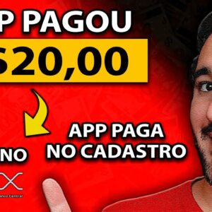 App Pagando R$20,00 Via PIX - Sem Investir [App Paga no Cadastro]