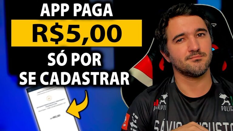 App Pagando R$5,00 só por Se Cadastrar - [Testei e Saquei]