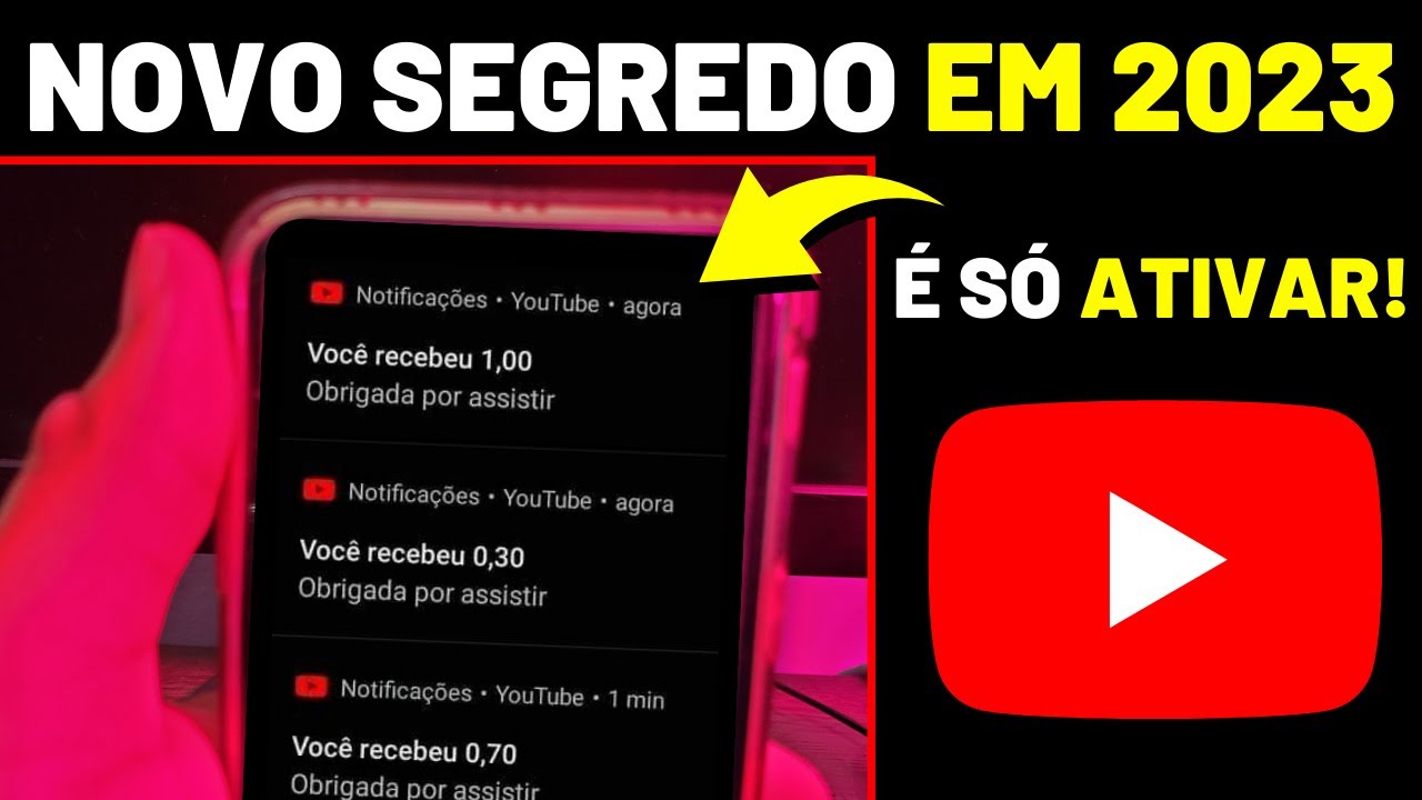 COMO GANHAR DINHEIRO ASSISTINDO VÍDEOS NO YOUTUBE 2023