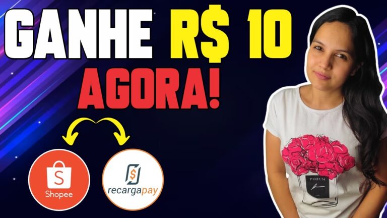 🔥 URGENTE! GANHE R$10 AGORA COM RECARGAPAY E SHOPEE