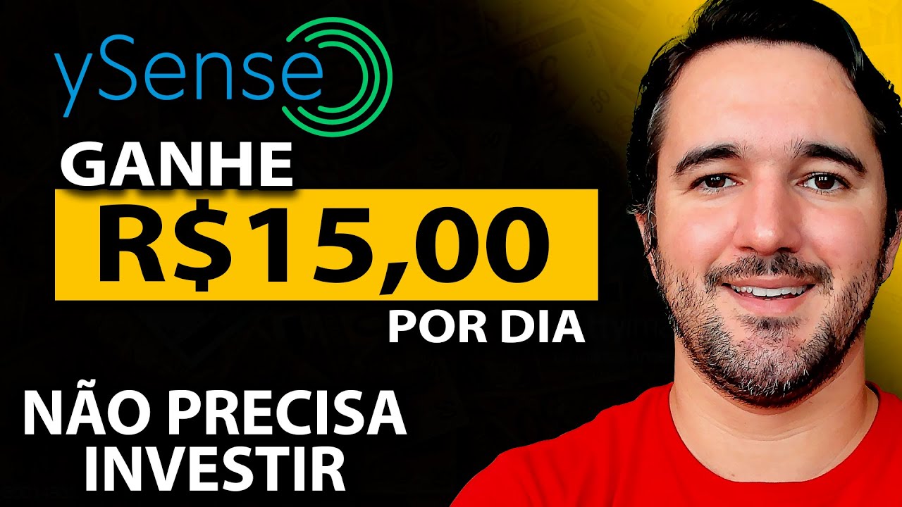 GANHE R$15,00 TODO DIA COM A ''YSENSE'' - GANHE DINHEIRO MUITO FÁCIL