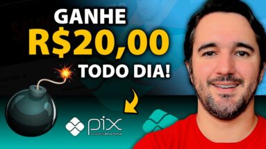 Ganhe R$20 Reais Via Pix Agora - Como Ganhar Dinheiro Na Internet