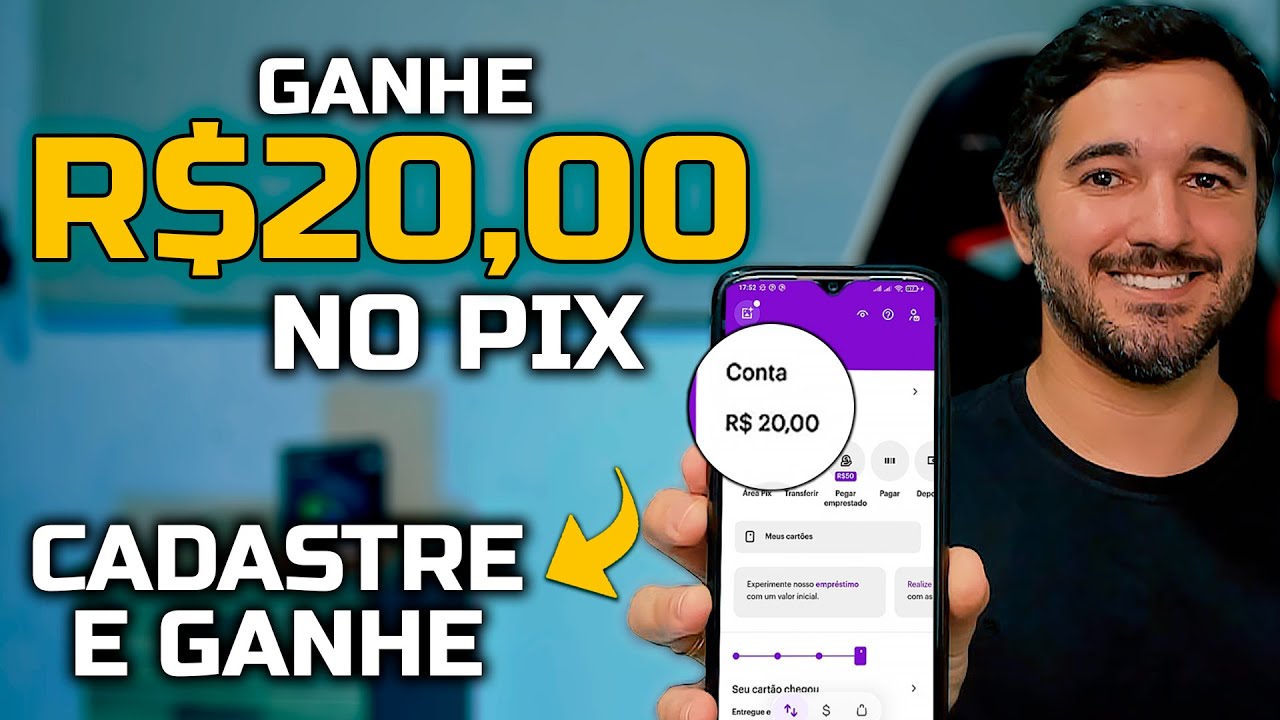 GANHE R$20,00 AGORA VIA PIX - EM 5 MINUTOS