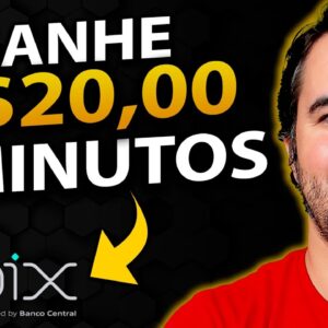 GANHE R$20,00 EM 5 MINUTOS - COMO GANHAR DINHEIRO NA INTERNET