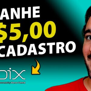 GANHE R$5,00 SÓ POR SE CADASTRAR - SAQUE NO PIX