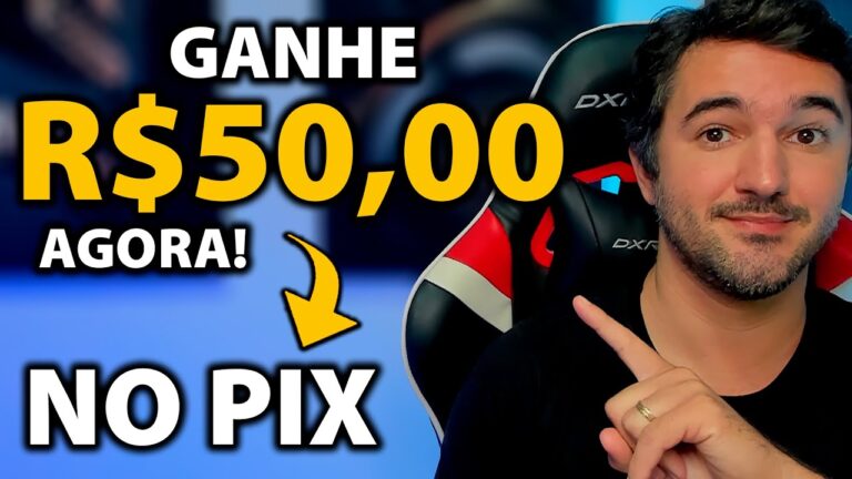 GANHE R$50,00 AGORA VIA PIX - COMO GANHAR DINHEIRO NA INTERNET