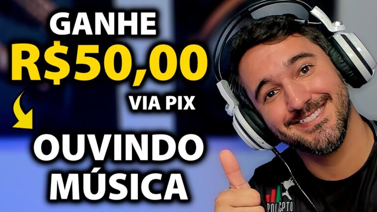 Ganhe R$50,00 Via Pix Ouvindo Música - Melhor App de Todos
