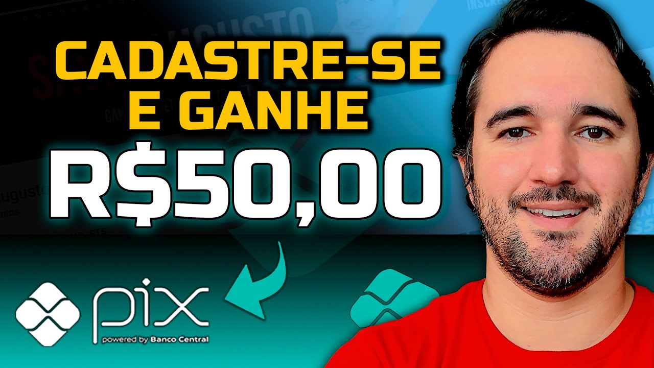 Ganhe R$50,00 Via Pix Só Por Se Cadastrar - Aplicativo Pagando No Cadastro!