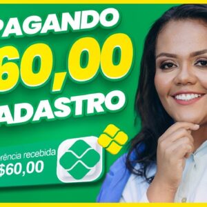GANHE R$60 NO CADASTRO! TOP 3 APPS GANHAR DINHEIRO ONLINE RÁPIDO