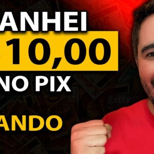 GANHEI R$10,00 NO PIX - MUITO RÁPIDO - SAQUE NO MESMO DIA