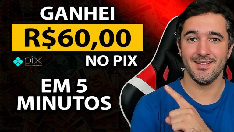 GANHEI R$60,00 EM 5 MINUTOS