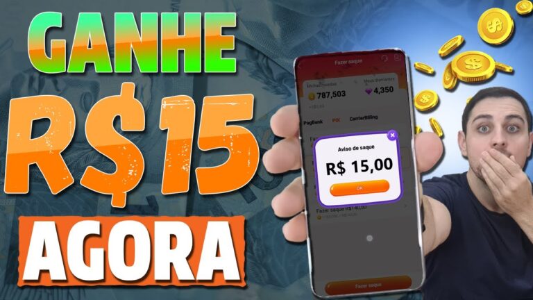 [APP INCRÍVEL] BAIXOU SACOU R$ 15,00 - APP para GANHAR DINHEIRO na HORA 2023(Renda Extra)