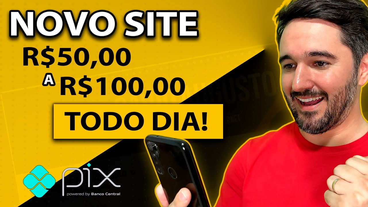 Nova Plataforma - Ganhe de R$50 à R$100 Por Dia no PIX - Como Ganhar Dinheiro Na Internet