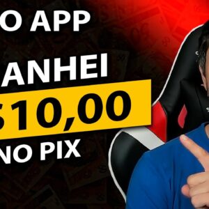 Novo App Ganhei R$10,00 no Pix - Aplicativo Pagando Via Pix