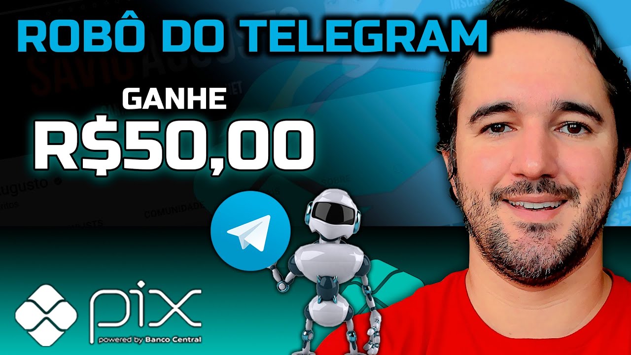 Robô do Telegram | Ganhe R$50,00 Por Dia Via Pix!