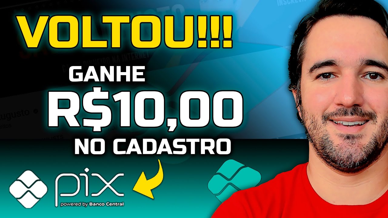 CORRE!!! GANHE R$10,00 SÓ POR SE CADASTRAR - SAQUE VIA PIX - [NÃO PRECISA INVESTIR]