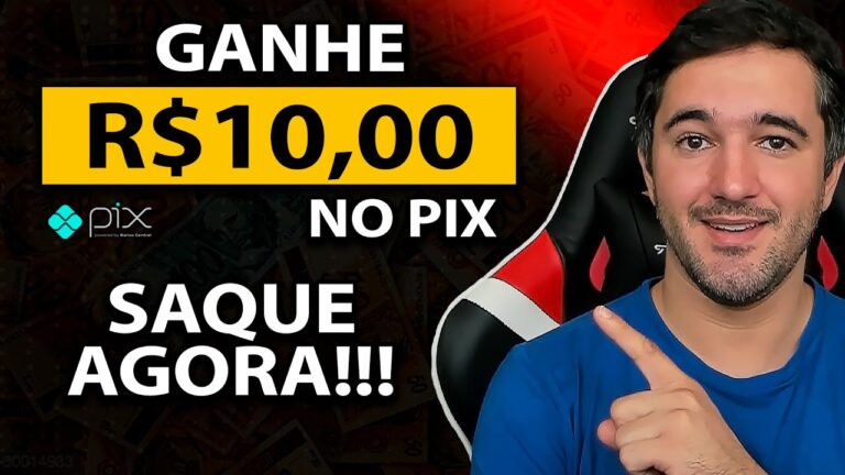 Saque R$10,00 Agora - Aplicatvo Pagando no Pix
