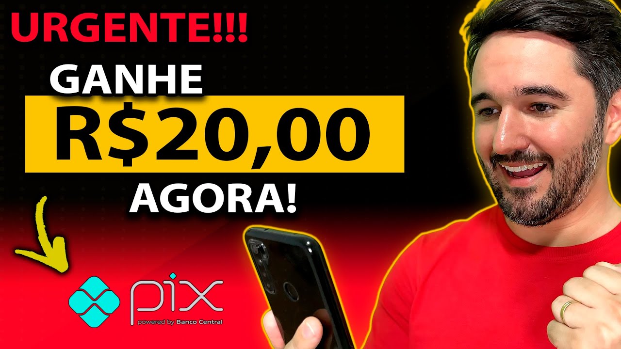 URGENTE! GANHE R$20,00 AGORA NO PIX - APLICATIVO PAGANDO 20 VIA PIX