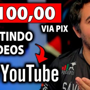 Ganhei R$100,00 no Pix Assistindo Vídeos no Youtube - Aplicativo Pagando Para Assistir Vídeos!