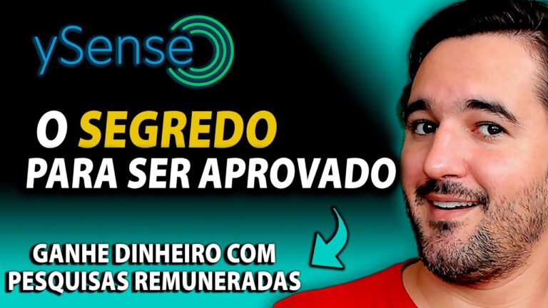 Ysense - Como Ser Aprovado Nas Pesquisas - Método Simples e Fácil
