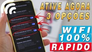 SENSACIONAL! ATIVE AGORA 3 OPÇÕES OCULTAS no CELULAR e DEIXE o WIFI 100% MAIS RÁPIDO no CELULAR