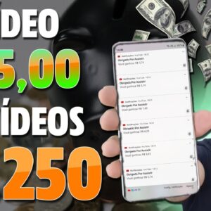 [DESCOBERTA] GANHE R$ 5 por VÍDEO ASSISTIDO AGORA MESMO – App para Ganhar Dinheiro Assistindo