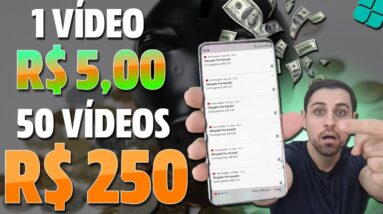 [DESCOBERTA] GANHE R$ 5 por VÍDEO ASSISTIDO AGORA MESMO – App para Ganhar Dinheiro Assistindo