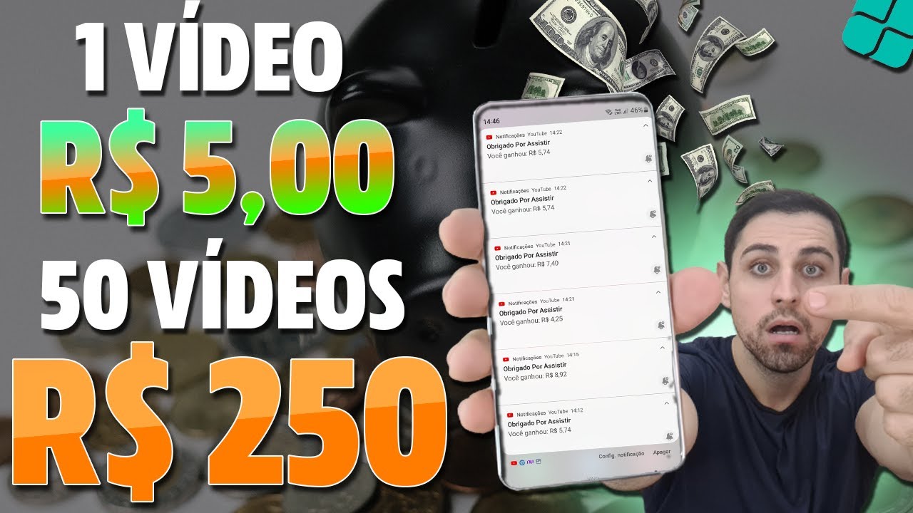 [DESCOBERTA] GANHE R$ 5 por VÍDEO ASSISTIDO AGORA MESMO – App para Ganhar Dinheiro Assistindo