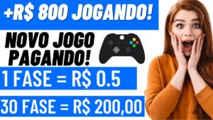 ESSE APP PAGA R$ 0.5 POR CADA FASE PASSADA! NOVO APLICATIVO PARA GANHAR DINHEIRO VIA PIX GRATIS