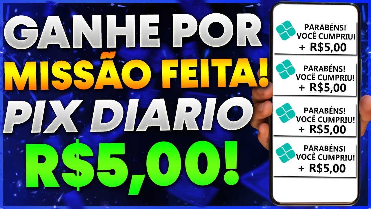 🤑Ganhe R$5,00 no PIX a CADA MISSÃO CUMPRIDA | JOGO PAGANDO! | JOGOS QUE PAGAM DINHEIRO DE VERDADE