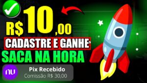 SAQUEI R$10 SÓ PELO CADASTRO! APP PAGANDO POR CADASTRO VIA PIX (Ganhar Dinheiro no Cadastro)
