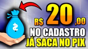 🥱GANHE R$20 POR CADASTRO, SACA NA MESMA HORA | CADASTROU GANHOU (Ganhar por Cadastro 2023)