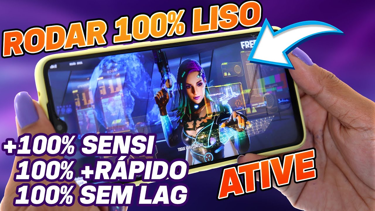 NUNCA MAIS VAI TRAVAR! NOVA CONFIGURAÇÃO do FREE FIRE faz Rodar 100% LISO em qualquer celular 2021