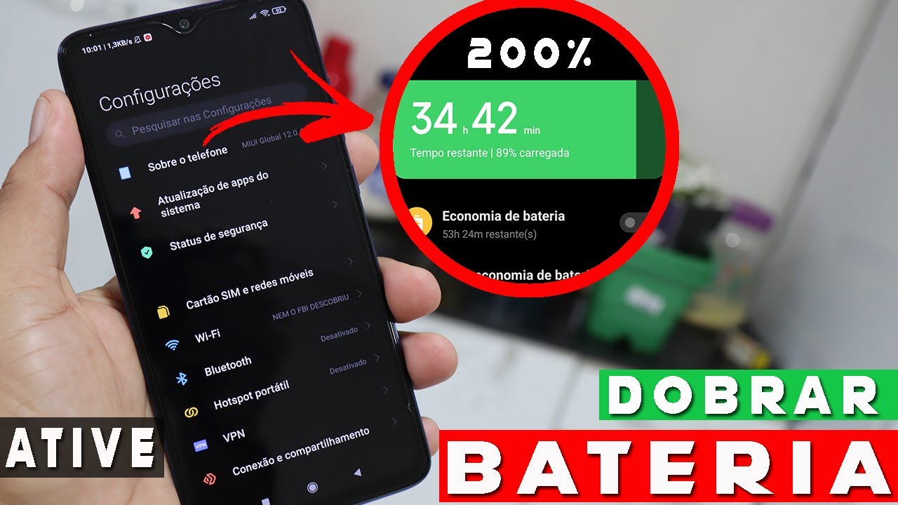 SENSACIONAL! Como CORRIGIR a BATERIA do Android e FAZER DURAR 2 DIAS CARREGADA 100% 2021