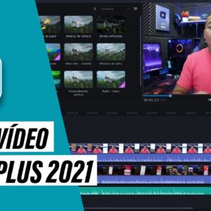 Melhor programa de edição de vídeos Movavi Video Editor Plus 2021- roda em todos os computadores