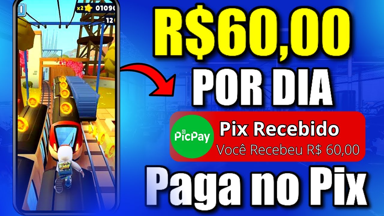 [SAQUE R$60,00 POR DIA] JOGO Que GANHA DINHEIRO DE VERDADE e Já Pode Sacar NA HORA via PIX 2023 🤑