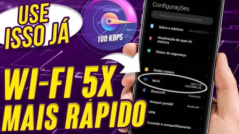 POR ISSO SEU WIFI É LENTO! Como deixar o WI-FI 5X MAIS RÁPIDO no celular (simples e fácil)