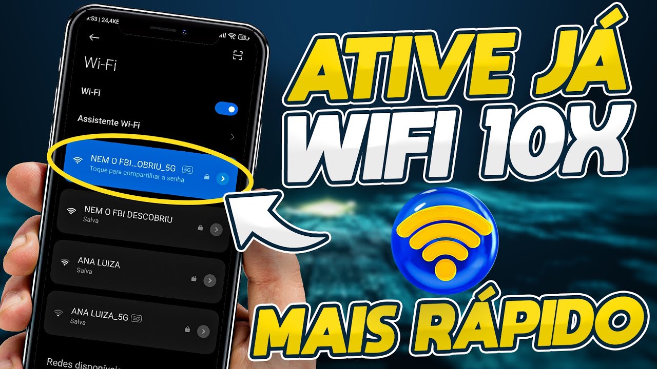 WI-FI 10X MAIS RÁPIDO! Como MELHORAR VELOCIDADE do WIFI 3G 4G no CELULAR(internet lenta nunca mais)