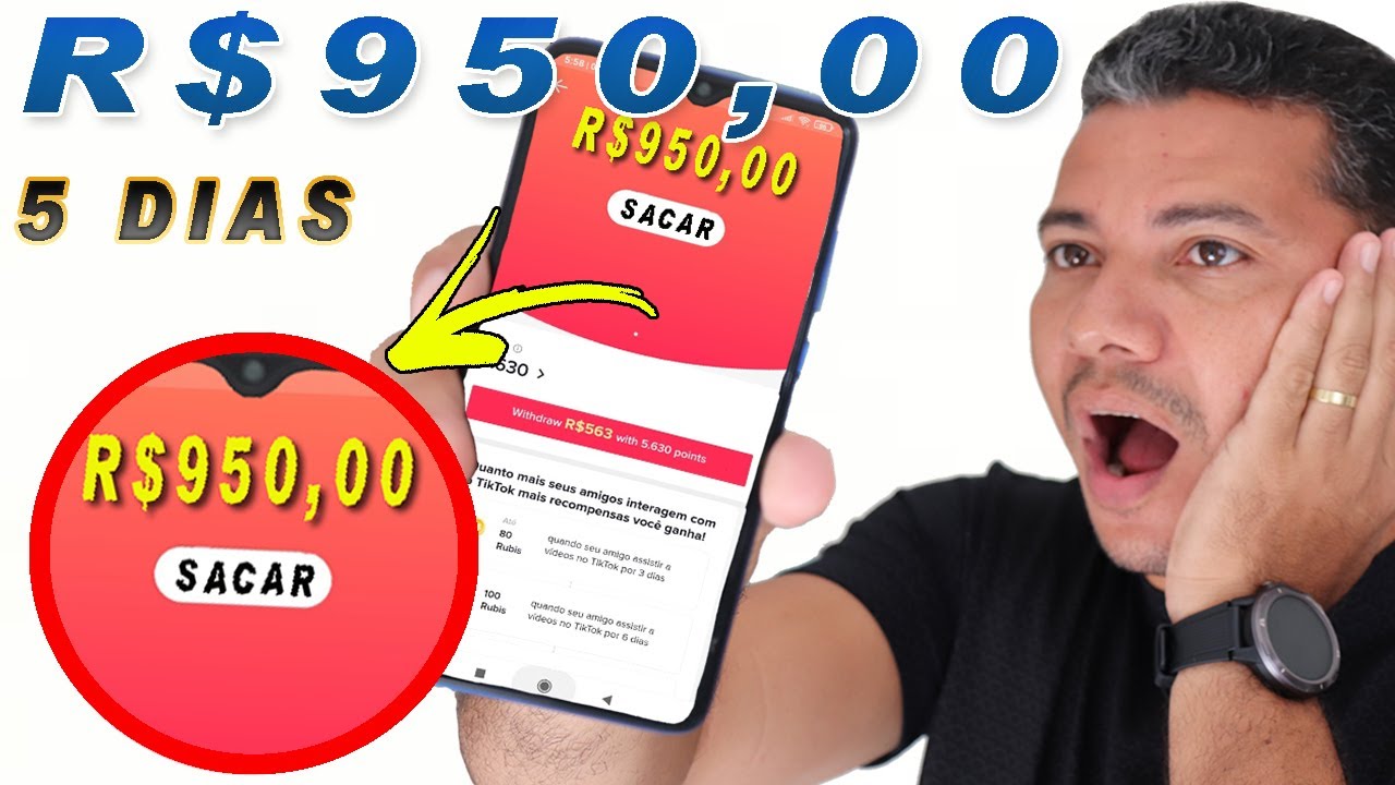 VAZOU! Como ganhar dinheiro no Kwai Titok Lite e Tiktok tradicional rápido/Ganhe R$950 reais AGORA!