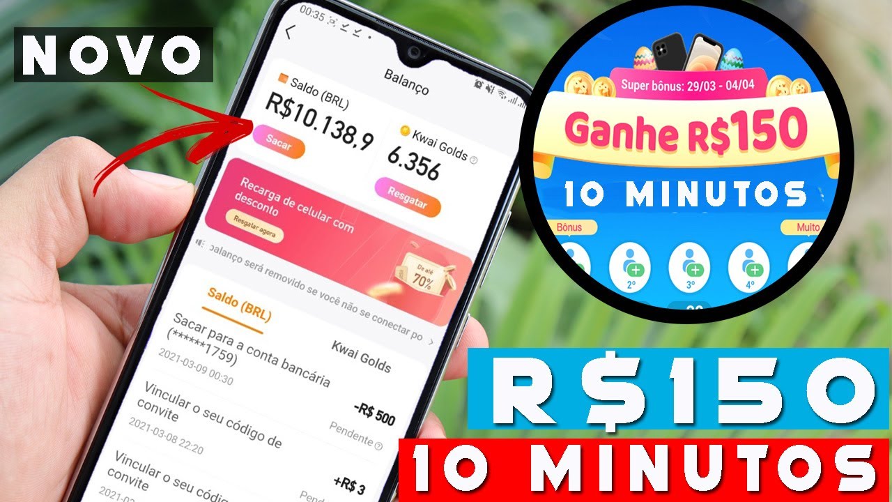 VAZOU! Como ganhar R$150 reais em 10 minutos com esse aplicativo que está BOMBANDO na WEB