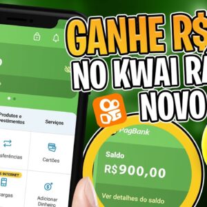 Como ganhar R$900 reais no aplicativo Kwai (SEM ERRO) e RECEBER no PIX (NOVA PROMOÇÃO)