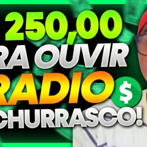 [SAQUE HOJE] RECEBA $ 50 DOLARES PARA OUVIR RADIO NA SUA CASA! - APLICATIVO PARA GANHAR DINHEIRO