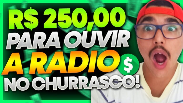 [SAQUE HOJE] RECEBA $ 50 DOLARES PARA OUVIR RADIO NA SUA CASA! - APLICATIVO PARA GANHAR DINHEIRO