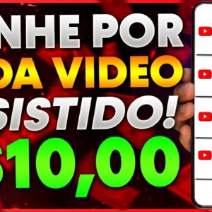 Como GANHAR R$10,00 no PIX Assistindo Vídeos - Como Ganhar Dinheiro Assistindo Vídeos 2023